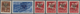 ** Dt. Besetzung II WK - Laibach: 1944, 6 Flugpostmarken Von Italien Mit Aufdruckfehlern, Dabe Nr. 23 I - Occupation 1938-45