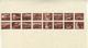 (*) Dt. Besetzung II WK - Laibach: 1945: Freimarkenserie Zu 16 Werten, 5 C. - 30 L., Kombinationsbogen, - Bezetting 1938-45