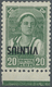 ** Dt. Besetzung II WK - Litauen: 1941, 2 K Grün, Mit Kopfstendem Aufdruck &bdquo;VILNIUS&rdquo; Vom Unterrand, Pos - Occupation 1938-45