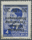 * Dt. Besetzung II WK - Montenegro: 1943, 20 L. Auf 4 Dinar Als Ungebrauchter Einzelwert In Der Type " - Occupation 1938-45