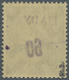 ** Dt. Besetzung II WK - Russland - Ljady: 1941, Hindenburg 1 Pf. Schwarz Mit Schwarzviolettem Aufdruck - Occupation 1938-45