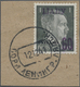 Brfst Dt. Besetzung II WK - Russland - Ljady: 1941, Hitler 1 Pf. Schwarzgrau Mit Schwarzviolettem Aufdruck - Bezetting 1938-45