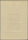 O Dt. Besetzung II WK - Russland - Pleskau (Pskow): 1942, "Rotes Kreuz&rdquo;-Block Auf Holzhaltigem Gelblic - Occupation 1938-45