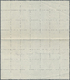 (*) Dt. Besetzung II WK - Russland - Pleskau (Pskow): 1941, Musterbogen Des Papiers Und Der Zähnung Für - Occupation 1938-45