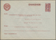 GA Dt. Besetzung II WK - Russland - Pleskau - Ganzsachen: 1941, 60 Kop. Mit Handstempelaufdruck "Pleska - Bezetting 1938-45