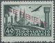 ** Dt. Besetzung II WK - Serbien: 1941, Flugpost: Neuauflagen Der Flugpostmarken Von Jugoslawien, 40 Di - Bezetting 1938-45