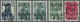** Dt. Besetzung II WK - Ukraine - Alexanderstadt: 1942, 5 Postfrische Werte, Mi. Nr. 4 II, 5 III (2), - Occupation 1938-45