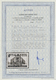 ** Dt. Besetzung II WK - Ukraine - Alexanderstadt: 1942, 3 Rbl. Auf 1 Rbl. Dunkelblau Mit Wasserzeichen - Bezetting 1938-45