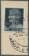 Brfst/ Dt. Besetzung II WK - Zara: 1943, Freimarke 25 L Schwarzblau  Mit Echtem Aufdruck Type I Auf Briefst - Bezetting 1938-45