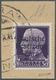 Brfst Dt. Besetzung II WK - Zara: 1943, Freimarke 50 L Dunkelviolett Mit Echtem Aufdruck Type I Auf Briefs - Bezetting 1938-45
