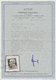 Brfst/ Dt. Besetzung II WK - Zara: 1943, Freimarke Mit Echtem Aufdruck 50 L Dunkelviolett Auf Briefstück, E - Bezetting 1938-45