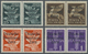 ** Dt. Besetzung II WK - Zara: 1943, Flugpostmarke Mit Aufdruck, 25 C., 50 C., 80 C. Und 1 Lire Als Pos - Occupation 1938-45