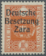 * Dt. Besetzung II WK - Zara - Portomarken: 1943, Portomarken: 1 Lire Mit Aufdruck Zara In Der Type "I - Bezetting 1938-45