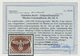 ** Feldpostmarken: 1944, Rhodos-Aufdruck Auf Durchstochener Feldpostzulassungsmarke Mi. Nr. 2Bx, Sehr G - Andere & Zonder Classificatie