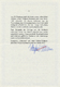 Br Feldpostmarken: 1943: Kuban-Päckchen-Zulassungsmarke, Type I, Breitrandig Geschnittenes, Sehr Gut Er - Andere & Zonder Classificatie