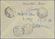 Br Feldpost 2. Weltkrieg: 1944 (25.5.), Frankierter R-Brief Mit 2x 1.25 Lire (senkrechtes Paar) Von Arc - Andere & Zonder Classificatie