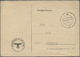 Br Feldpost 2. Weltkrieg: 1944, Festung Lorient, Funknachrichtenkarte Mit Text Vom 10.12., Versendet Mi - Altri & Non Classificati