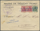 Br Zensurpost: 1915 (ca): Brief Der Mairie De Douchy Mit Entsprechendem Französischen Franchise-Stempel - Autres & Non Classés