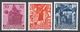 Liechtenstein 1962, Scott #372-4 (MNH) Pietà, Angel, Harp, Mauren - Neufs