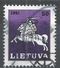 Lithuania 1991. Scott #383 (U) White Knight ''Vytis'', Chevalier - Lituanie