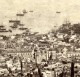 Italie Naples Panorama Volcan Mont Vesuve Ancienne Stereo Photo Sommer 1865 - Stereoscopic