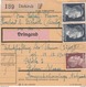 HITLER 60PF X2 +30+15PF - CARTE COLIS POSTAL - RASTATT 20/7/43 - CAMP DE CONCENTRATION DE NATZWEILER - STRUTHOF- TDA181 - 1940-1944 Duitse Bezetting