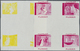 ** Thematik: Druck-Dichter / Printing-poets: 1969, Fujeira. Progressive Proof In Cross Gutter Blocks Of 4 (6 Phases) Con - Ecrivains