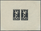 ** Thematik: Europa / Europe: 1958, France. Imperforate Proof Sheet In Black For The Complete EUROPA Issue (2 Values). G - Idées Européennes