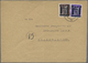Br Deutsche Lokalausgaben Ab 1945: Bedarfsbrief Aus Glauchau/Meerane Vom 1.8.45 Nach Saalefeld, Micheln - Other & Unclassified