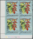 ** Thematik: Flora, Botanik / Flora, Botany, Bloom: 1981, Guyana. Shifted Surcharge $7.20 On 3c In A Corner Block Of 4 S - Autres & Non Classés