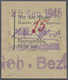 Brfst Deutsche Lokalausgaben Ab 1945: Großräschen: 1945, 15 Pfg. In Rot Auf Zollformzettel Mit Notstempel - Other & Unclassified