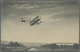 Thematik: Flugzeuge, Luftfahrt / Airoplanes, Aviation: 1910, MÜNCHENER FLUGWOCHE, Offizielle Flugplatzkarte "Akademie Fü - Airplanes
