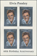 ** Thematik: Musik / Music: 1994, 60th Birthday Of ELVIS PRESLEY With GOLD, SILVER And HOLOGRAM Stamps Set In Perf. Shee - Music
