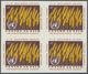 ** Thematik: Nahrung / Food: 1963, UN New York. Imperforate Block Of 4 For The 11c Value Of The Issue "Freedom From Hung - Food