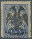 ** Albanien: 1913, Double Headed Eagle Overprints, 1pi. Ultramarine Unmounted Mint With Natural Gum Creasing. Cer - Albanie