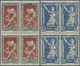 ** Thematik: Olympische Spiele / Olympic Games: 1924, Olympic Games, 4 Values Complete In Blocks Of 4 (0.50 Pi On 10 C.  - Other & Unclassified