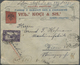 Br Albanien: 1923. Registered Envelope Addressed To Austria Bearing Yvert 106, 2q Orange (pair), Yvert 121, 5q Gr - Albania