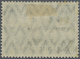 * Albanien: 1928, Flugpostmarke 50 Q. Dunkelgrün Mit KOPFSTEHENDEM Vierzeiligen Aufdruck, Ungebraucht Mit Falz U - Albanie