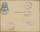 Br Albanien - Lokalausgaben: CENTRAL ALBANIA ESSAD 1915, 40pa. Blue With Circular And Additional "star" Overprint - Albania