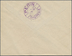 GA Albanien - Ganzsachen: 1913, June, Envelope 1gr. (postal Seal Without Coat Of Arms) Used With Violet "QUKËS 22 - Albanie