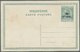 GA Albanien - Ganzsachen: 1914, 10 PARA On 5q. Green, Stationery Card, Unused, Few Small Stains. - Albanie