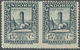 ** Andorra - Spanische Post: 1929, Freimarke 'Santa Coloma' 15 C. Graugrün Mit Rs. Blauer Kontrollnummer Im Waagr - Autres & Non Classés