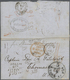 Br Belgien - Vorphilatelie: 1855 (Apr. 13), "Forwarded By AUGUST ANDRE ANTWERP" B/s On Full Entire Letter Sent Fr - 1794-1814 (Période Française)