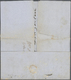 Br Belgien - Vorphilatelie: 1855 (Apr. 13), "Forwarded By AUGUST ANDRE ANTWERP" B/s On Full Entire Letter Sent Fr - 1794-1814 (French Period)