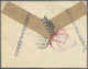 Br Belgien: VERY RARE MIXED FRANKING BELGIUM + SCADTA ON  AIRMAIL ACCIDENT COVER. The Cover Was Sent From GENVAL - Other & Unclassified