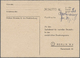 GA Sowjetische Zone - Ganzsachen: 1945, Suchdienst Vordruck-Doppelkarte Mit Eindruck "2 RM Gebühr Bezah - Altri & Non Classificati