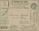 GA Belgien - Ganzsachen: 1889, 10 C Green Advertising Postal Stationery Envelope With Advertisement For Chocolat, - Other & Unclassified
