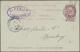 GA Belgien - Ganzsachen: 1902, 10 C Carmine Psc With Perfin "G.P." From G.Perier In Ostende With Cds OSTENDE (STA - Autres & Non Classés