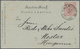 GA Bosnien Und Herzegowina - Ganzsachen: 1897 (17.8.), Kartenbrief Doppeladler 5 Kr. Rosa Auf Grau Mit Abart 'feh - Bosnia And Herzegovina