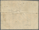 Br Bulgarien - Vorphilatelie: 1857, "AN CANIB-I POSTA-I SOFYA" On Folded Envelope With Content, Clear Prefilateli - ...-1879 Prephilately